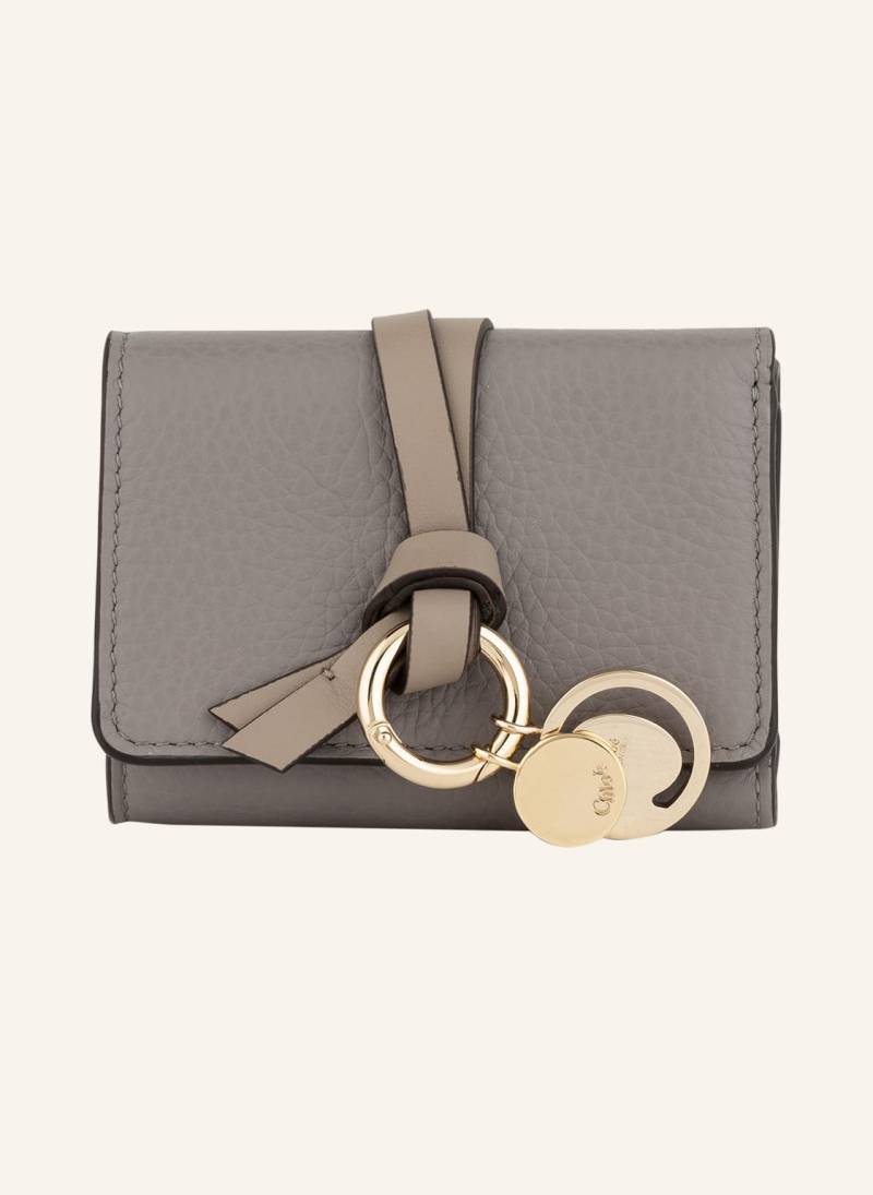 Chloé Geldbörse Alphabet grau von Chloé