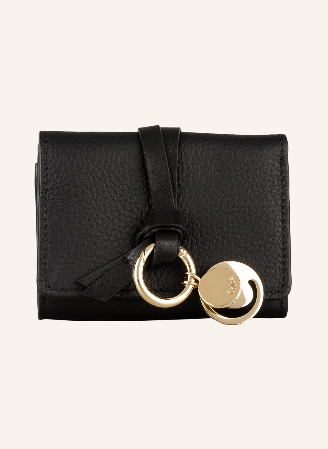 Chloé Geldbörse Alphabet schwarz von Chloé