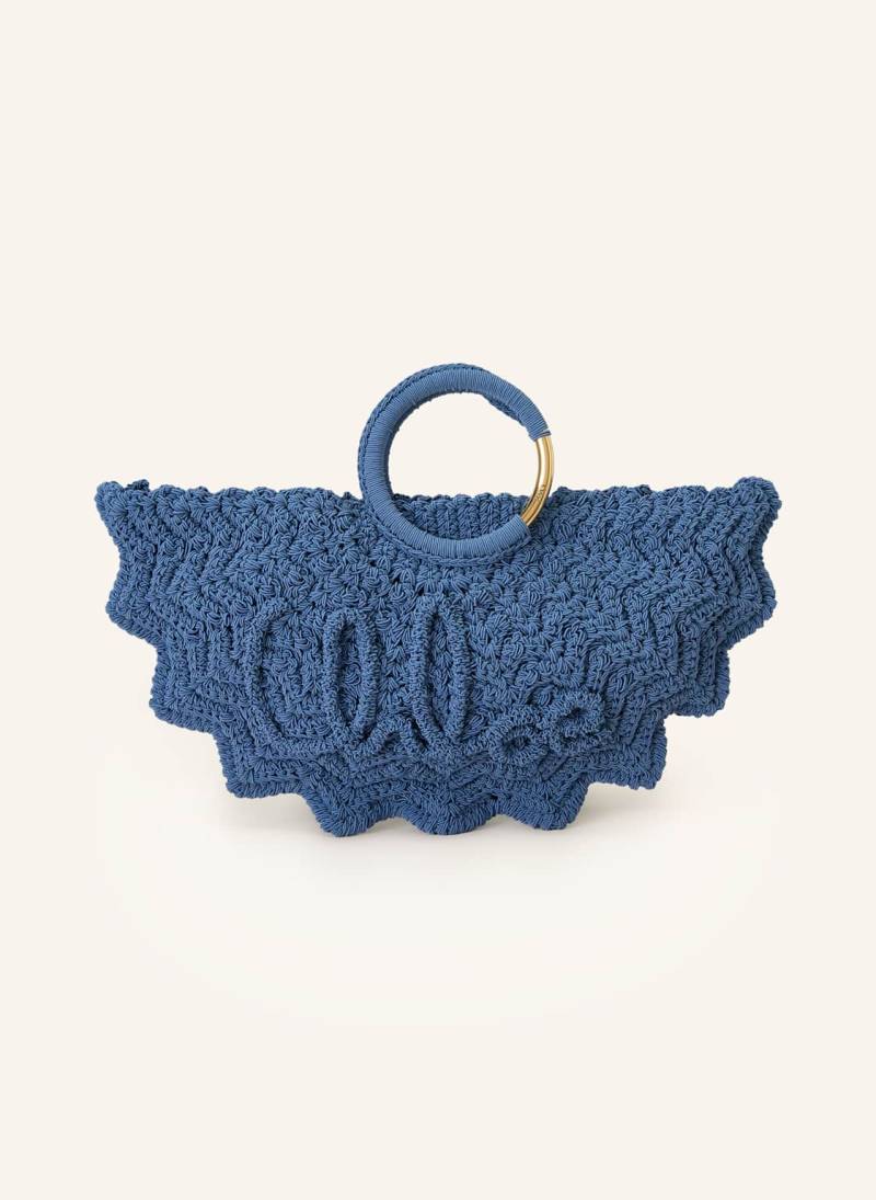 Chloé Handtasche Bracelet Paravent blau von Chloé
