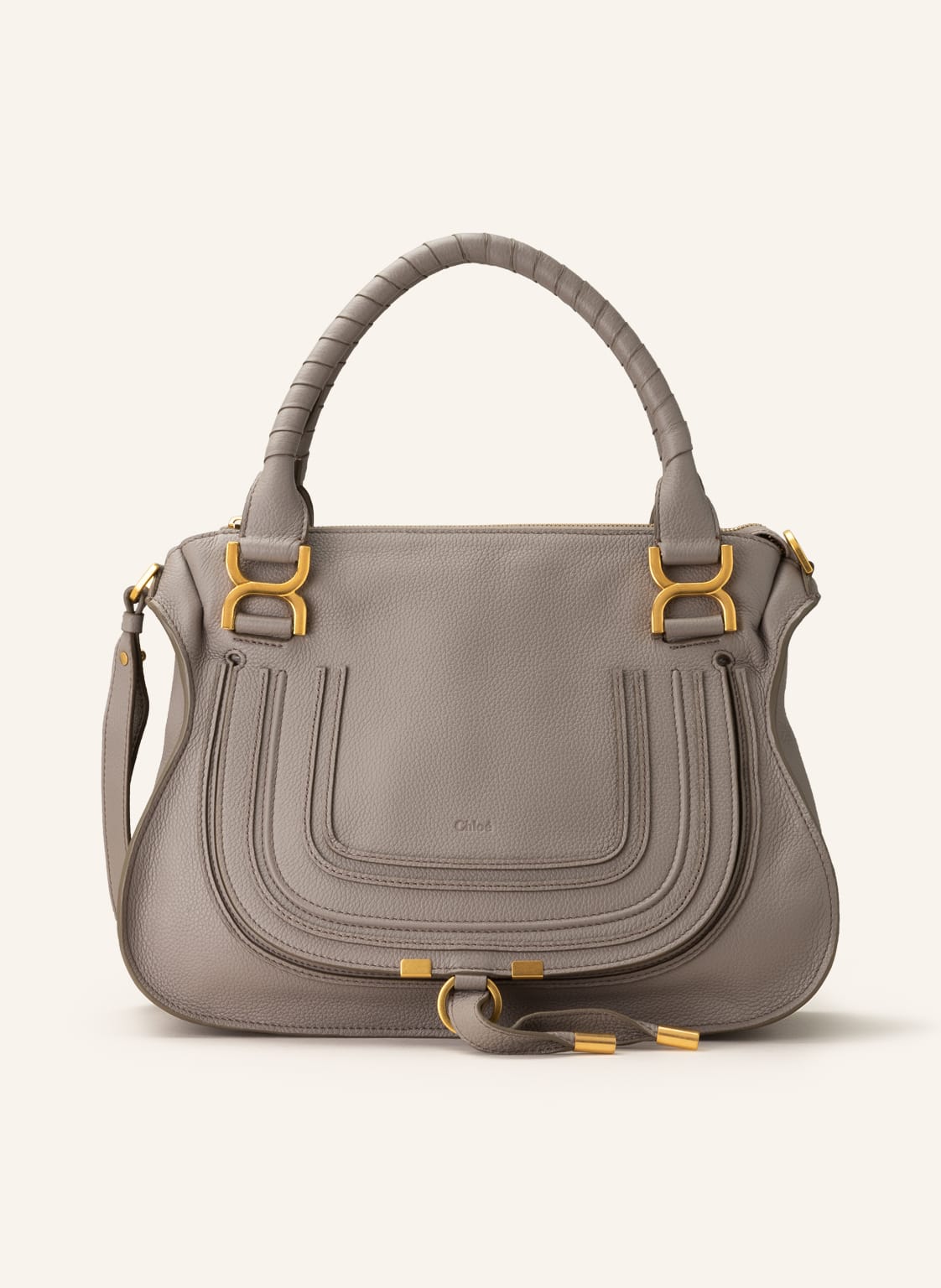 Chloé Handtasche Marcie Medium grau von Chloé