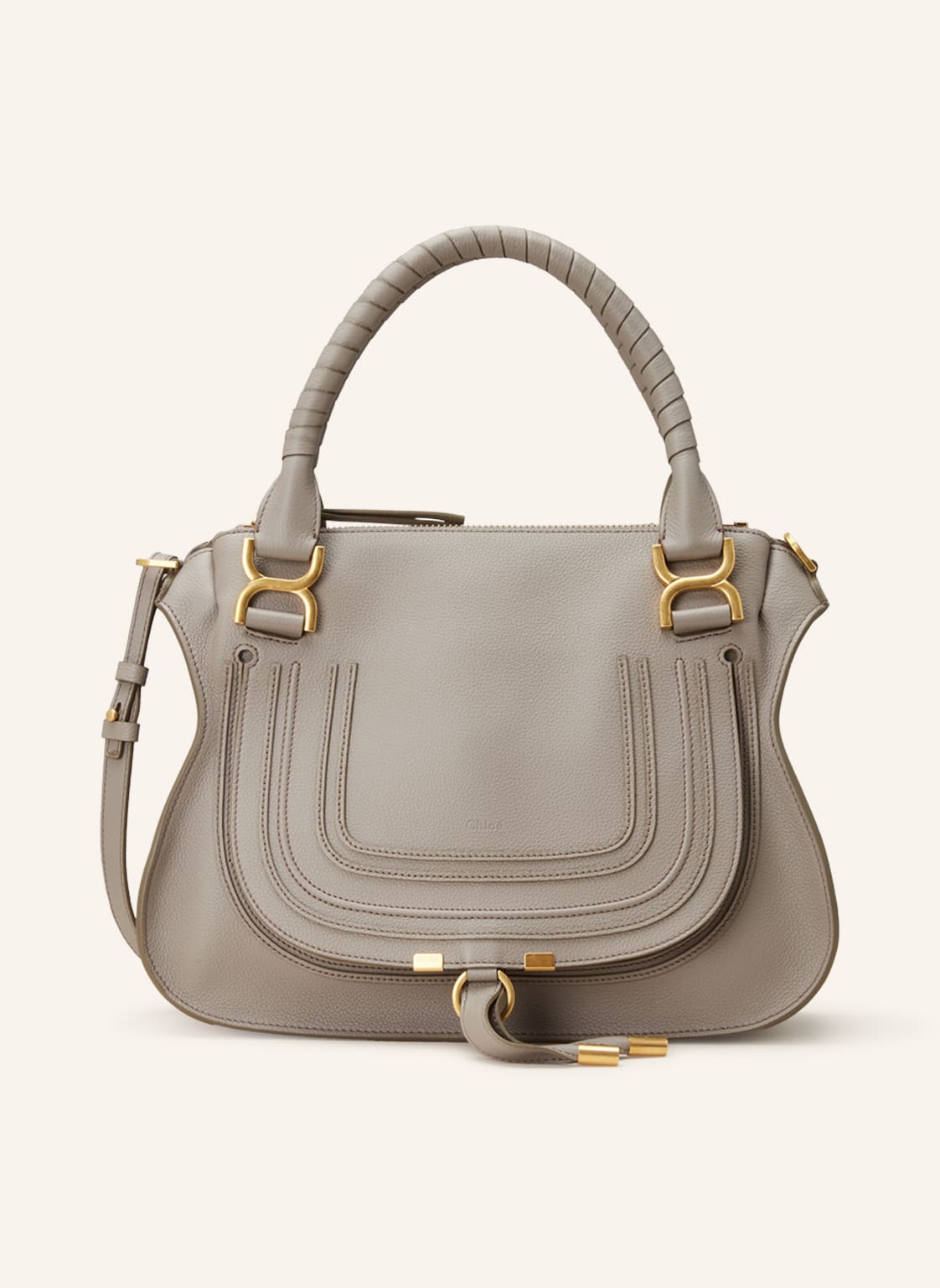 Chloé Handtasche Marcie Large grau von Chloé