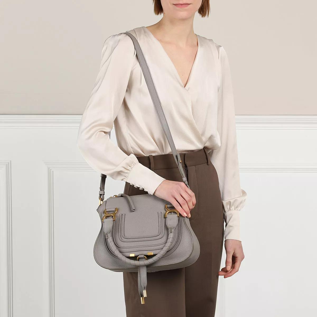 Chloé Hobo Bag - Marcie - Gr. unisize - in Grau - für Damen von Chloé