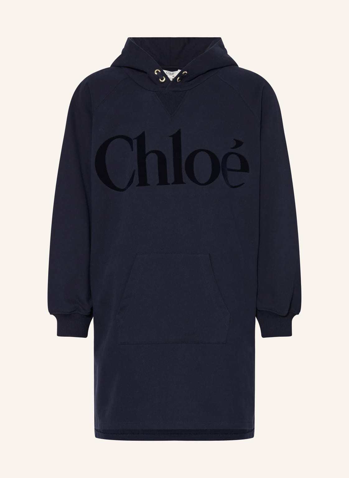 Chloé Hoodie-Kleid blau von Chloé