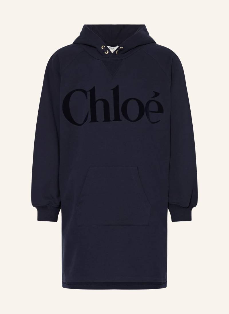 Chloé Hoodie-Kleid blau von Chloé