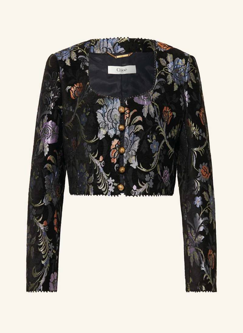 Chloé Kastenjacke Aus Jacquard schwarz von Chloé