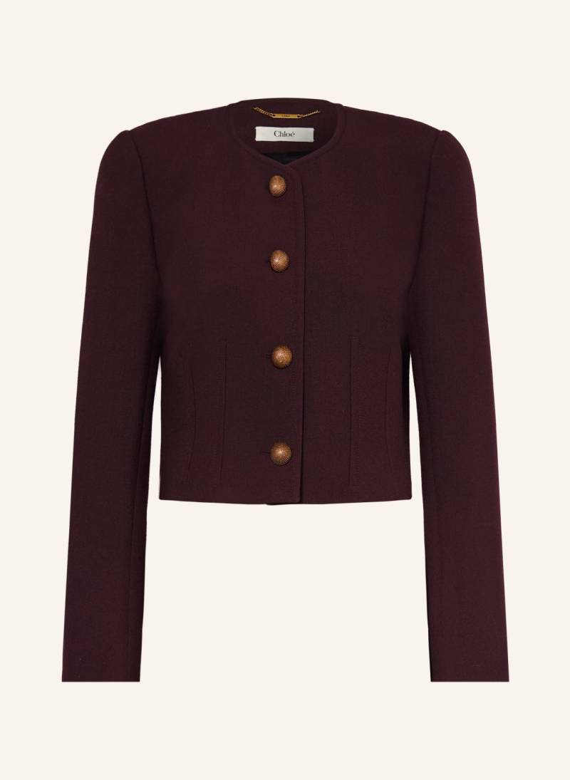 Chloé Kastenjacke lila von Chloé