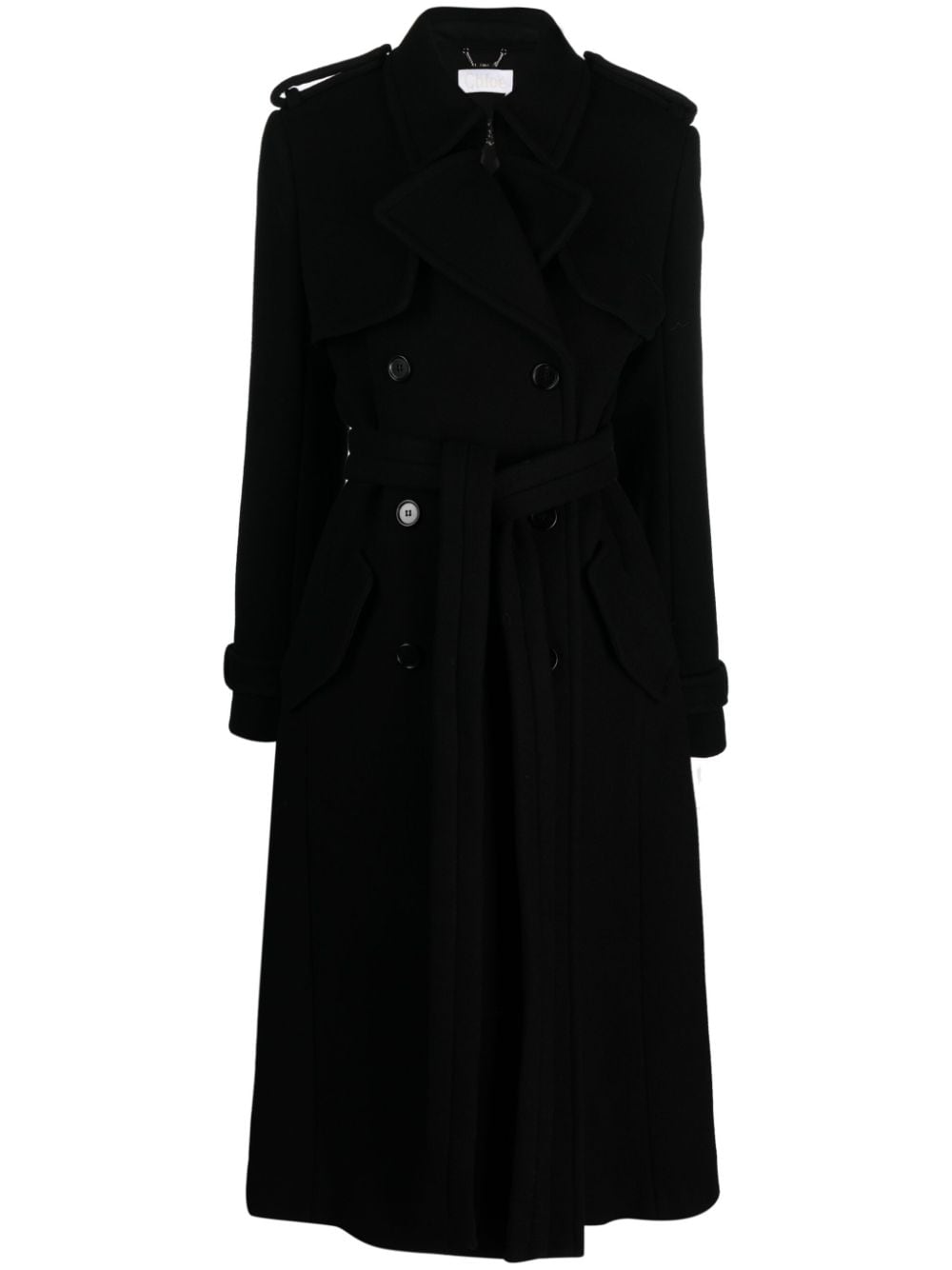 Chloé Klassischer Trenchcoat - Schwarz von Chloé