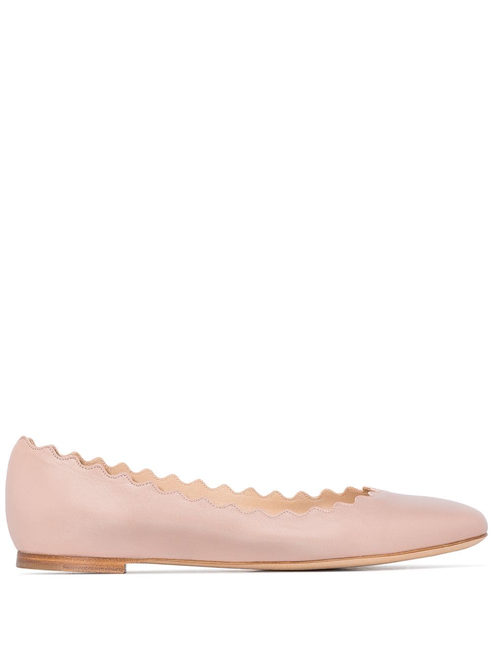 Chloé 'Lauren' Pumps mit Wellenkanten - Rosa von Chloé