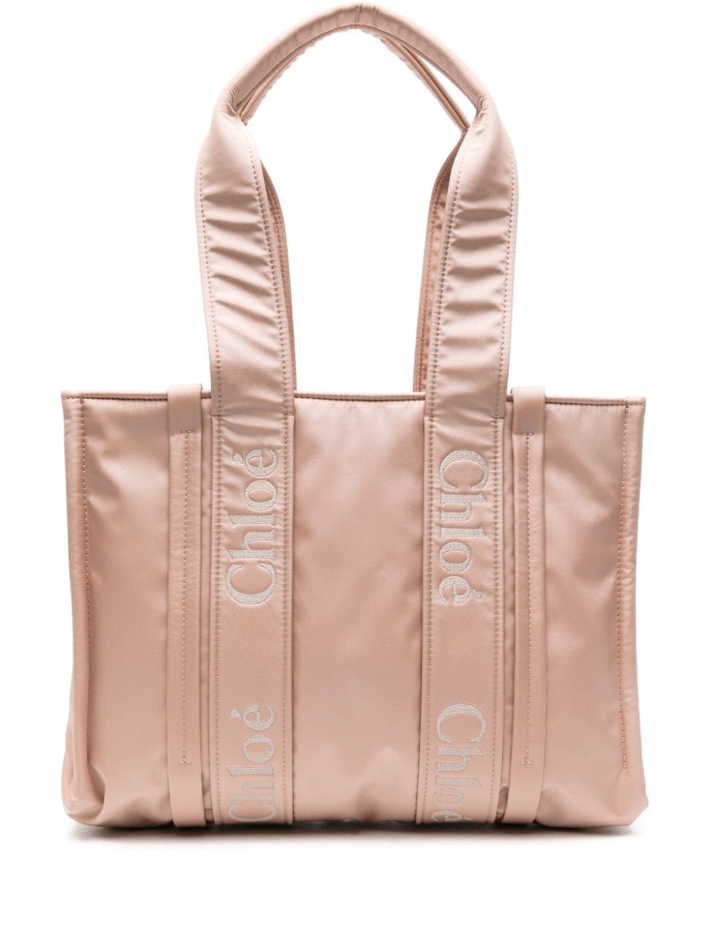 Chloé Mittelgroßer Woody Shopper - Rosa von Chloé