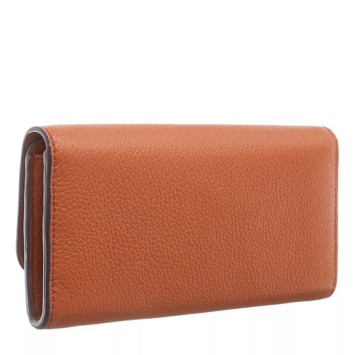 Chloé Portemonnaie - Marcie Wallet - Gr. unisize - in Cognacbraun - für Damen von Chloé