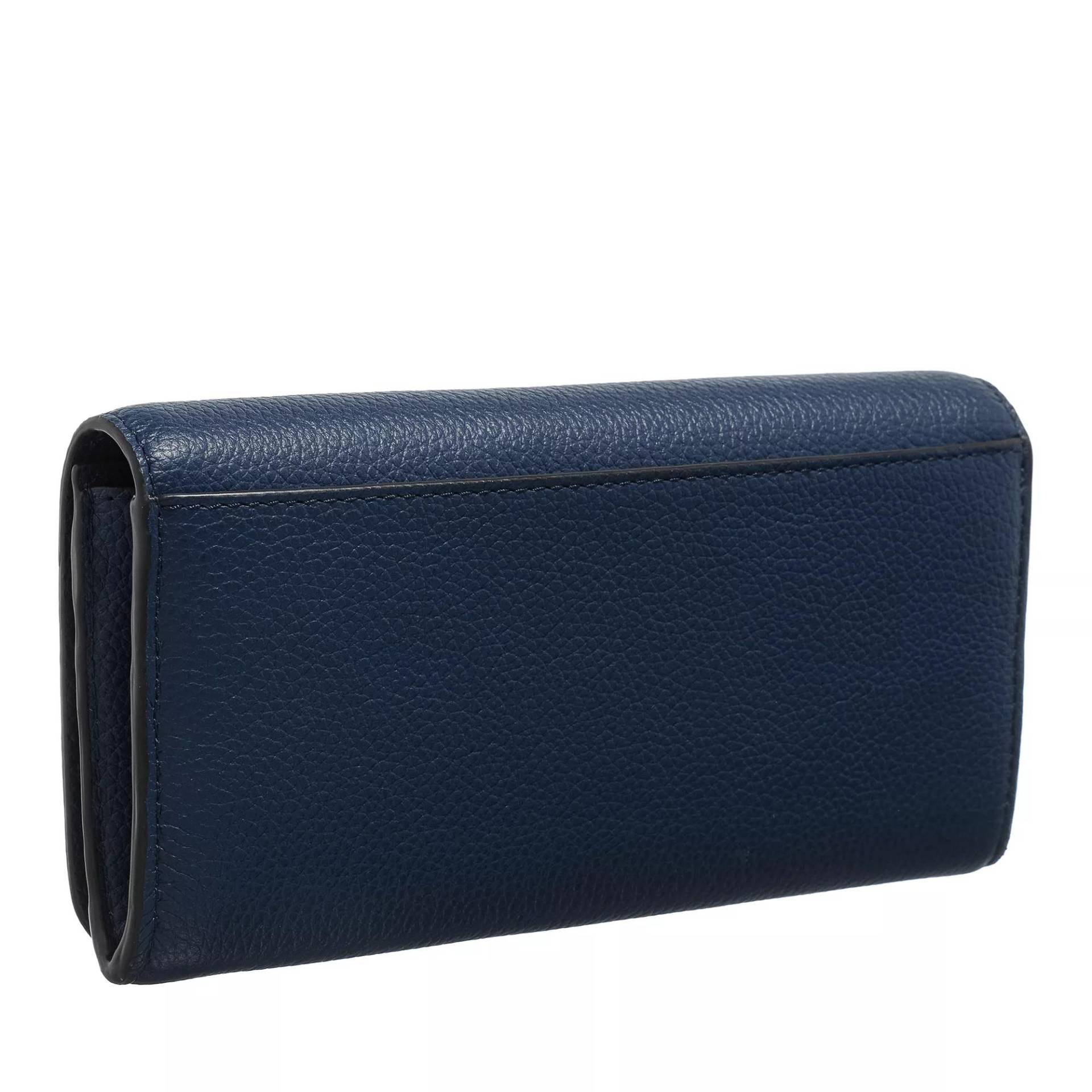 Chloé Portemonnaie - Open Fold Continental Wallet - Gr. unisize - in Blau - für Damen von Chloé
