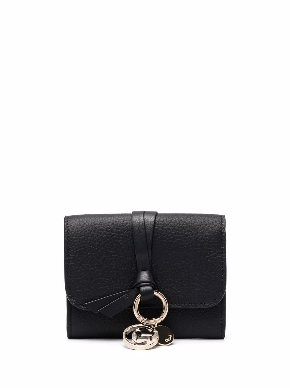 Chloé Portemonnaie mit Logo - Schwarz von Chloé