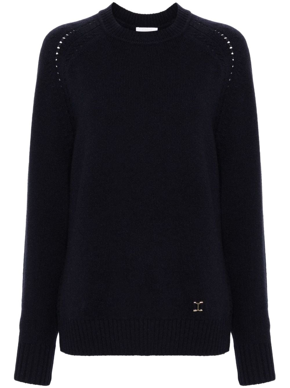 Chloé Pullover mit Marcie-Schild - Blau von Chloé