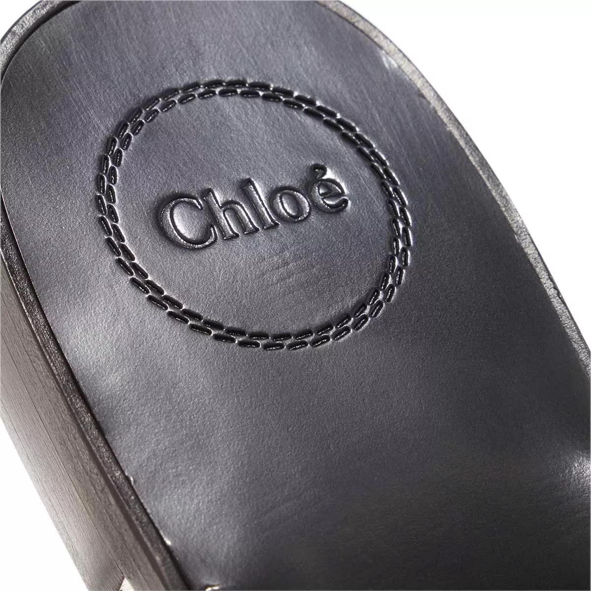 Chloé Sandalen & Sandaletten - Aurna Studded Flat Slides - Gr. 36 (EU) - in Schwarz - für Damen von Chloé