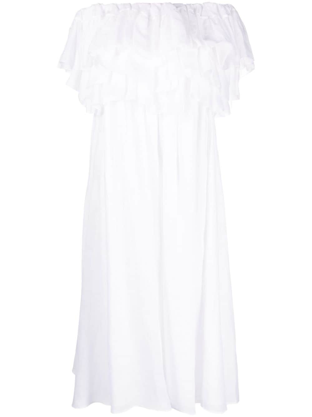 Chloé Schulterfreies Minikleid - Weiß von Chloé