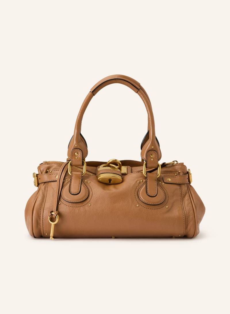 Chloé Schultertasche Paddington braun von Chloé
