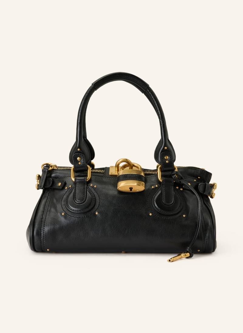 Chloé Schultertasche Paddington schwarz von Chloé