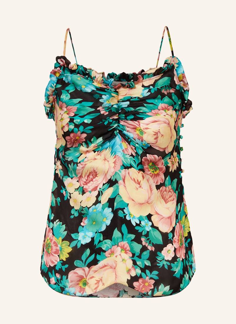 Chloé Seidentop Mit Volants schwarz von Chloé