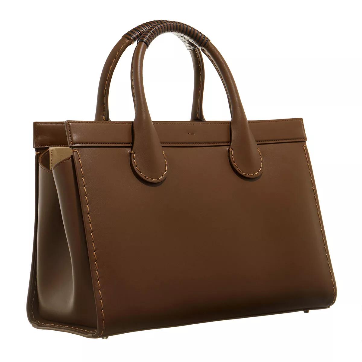 Chloé Shopper - Edith Shopper Leather - Gr. unisize - in Braun - für Damen von Chloé