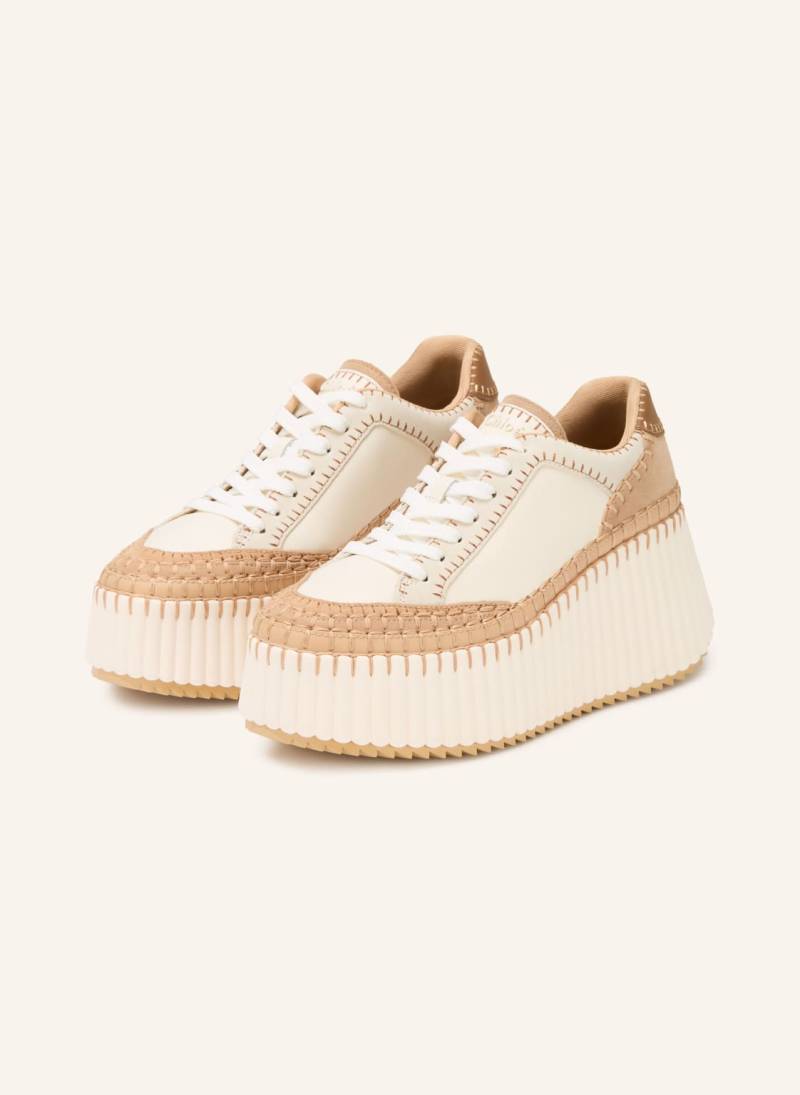 Chloé Sneaker Nama beige von Chloé