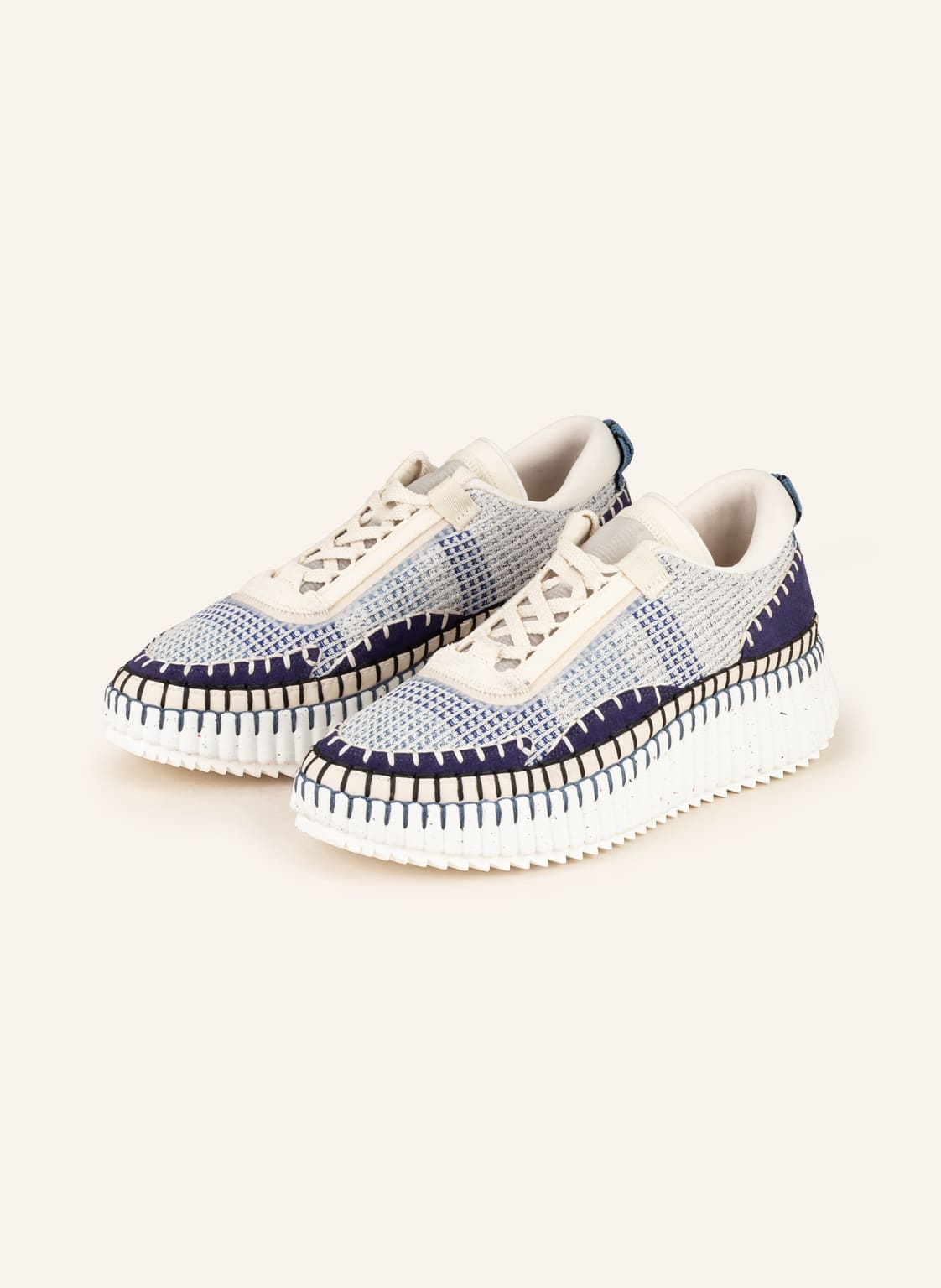 Chloé Sneaker Nama blau von Chloé