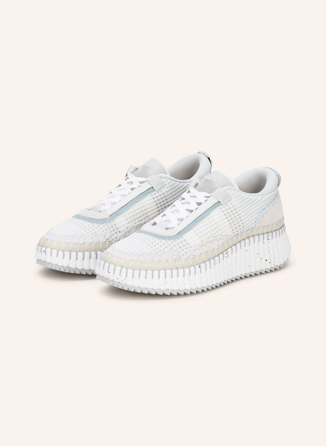 Chloé Sneaker Nama grau von Chloé
