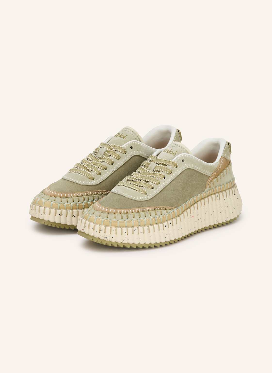 Chloé Sneaker Nama gruen von Chloé