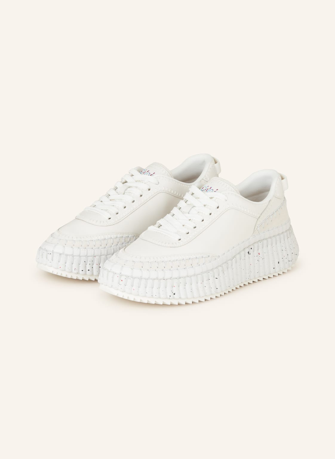 Chloé Sneaker Nama weiss von Chloé