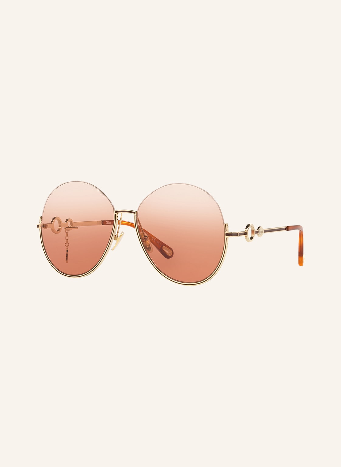 Chloé Sonnenbrille ch0067s gold von Chloé