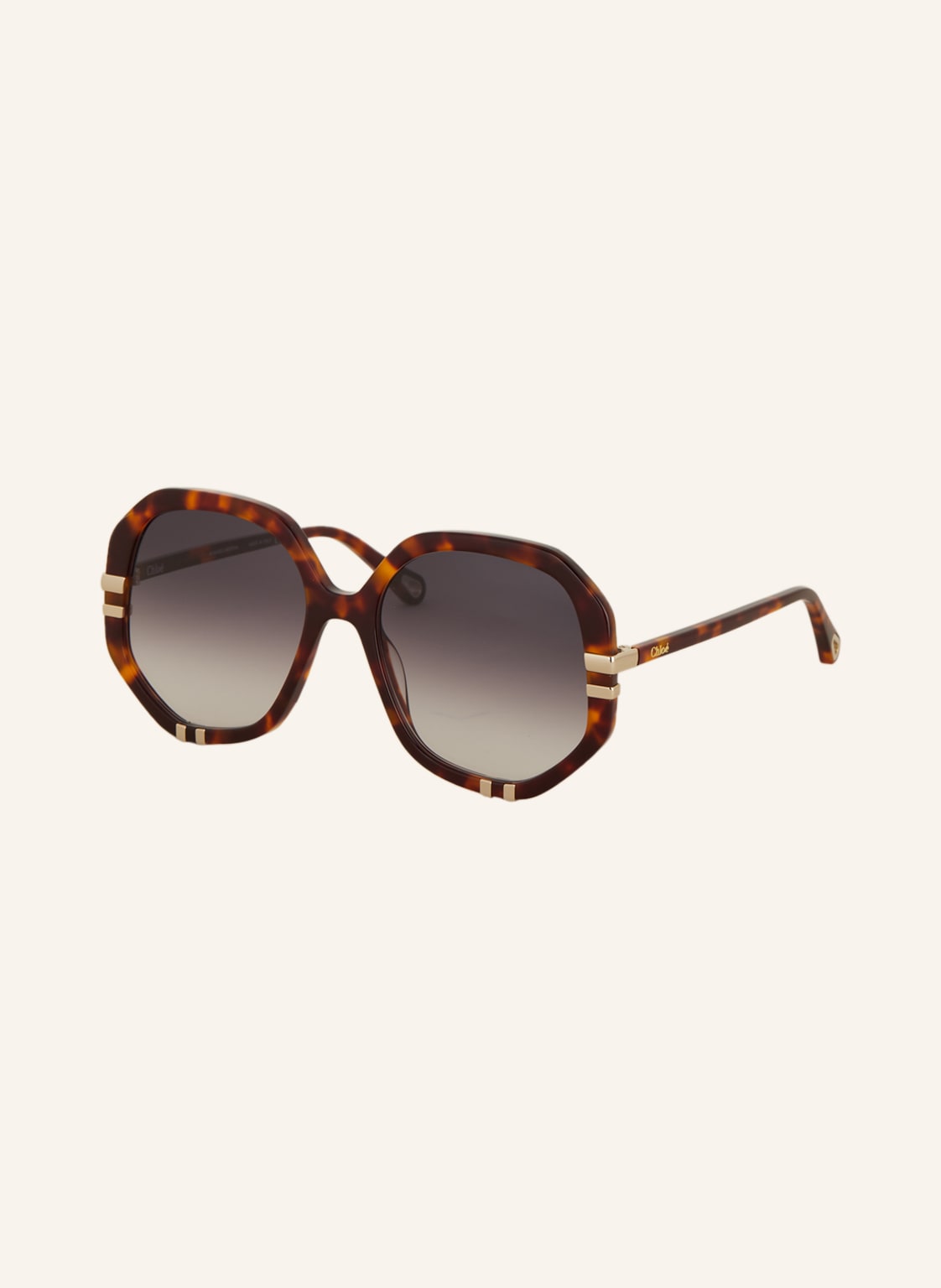 Chloé Sonnenbrille ch0105s braun von Chloé