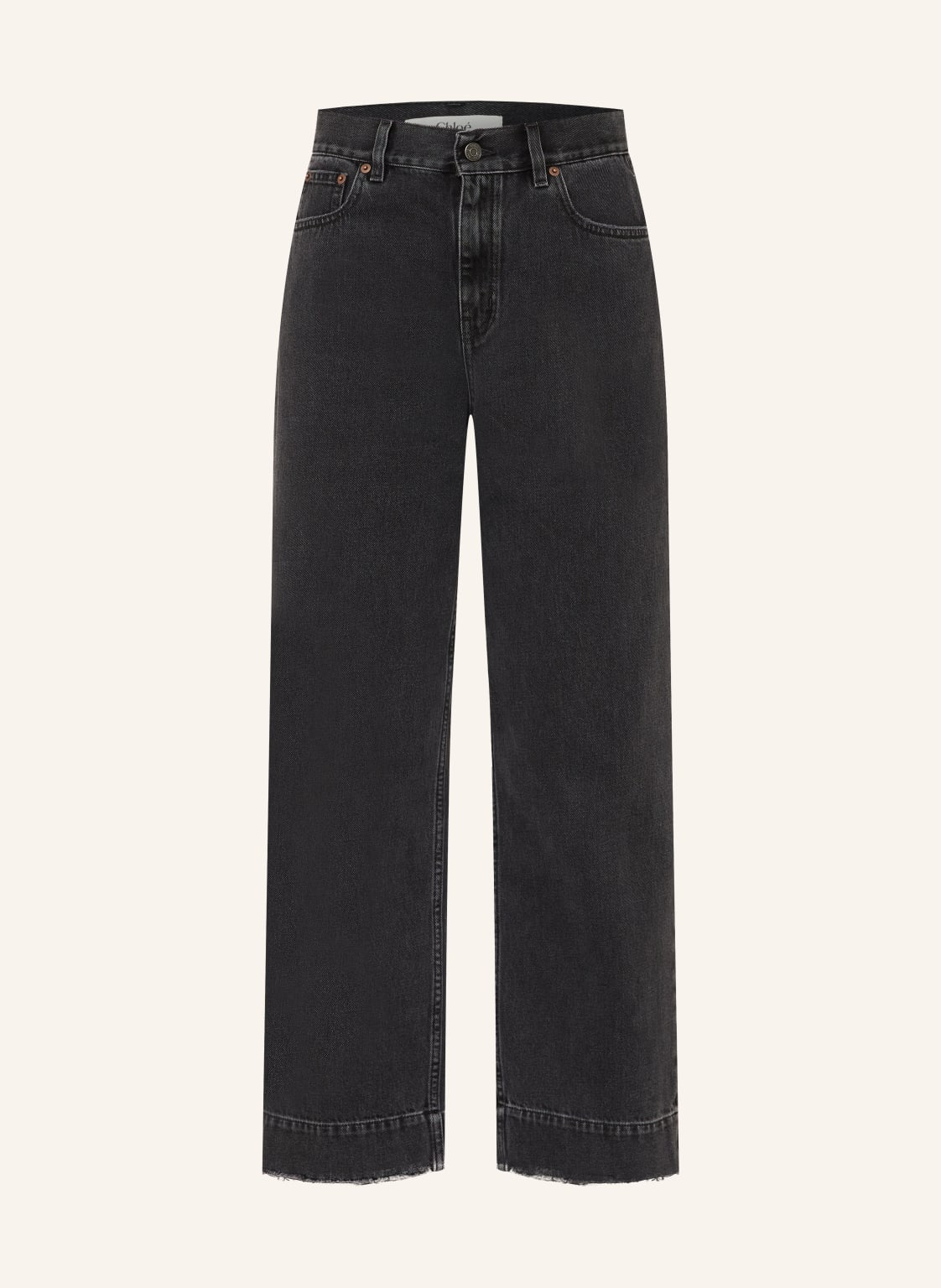 Chloé Straight Jeans schwarz von Chloé