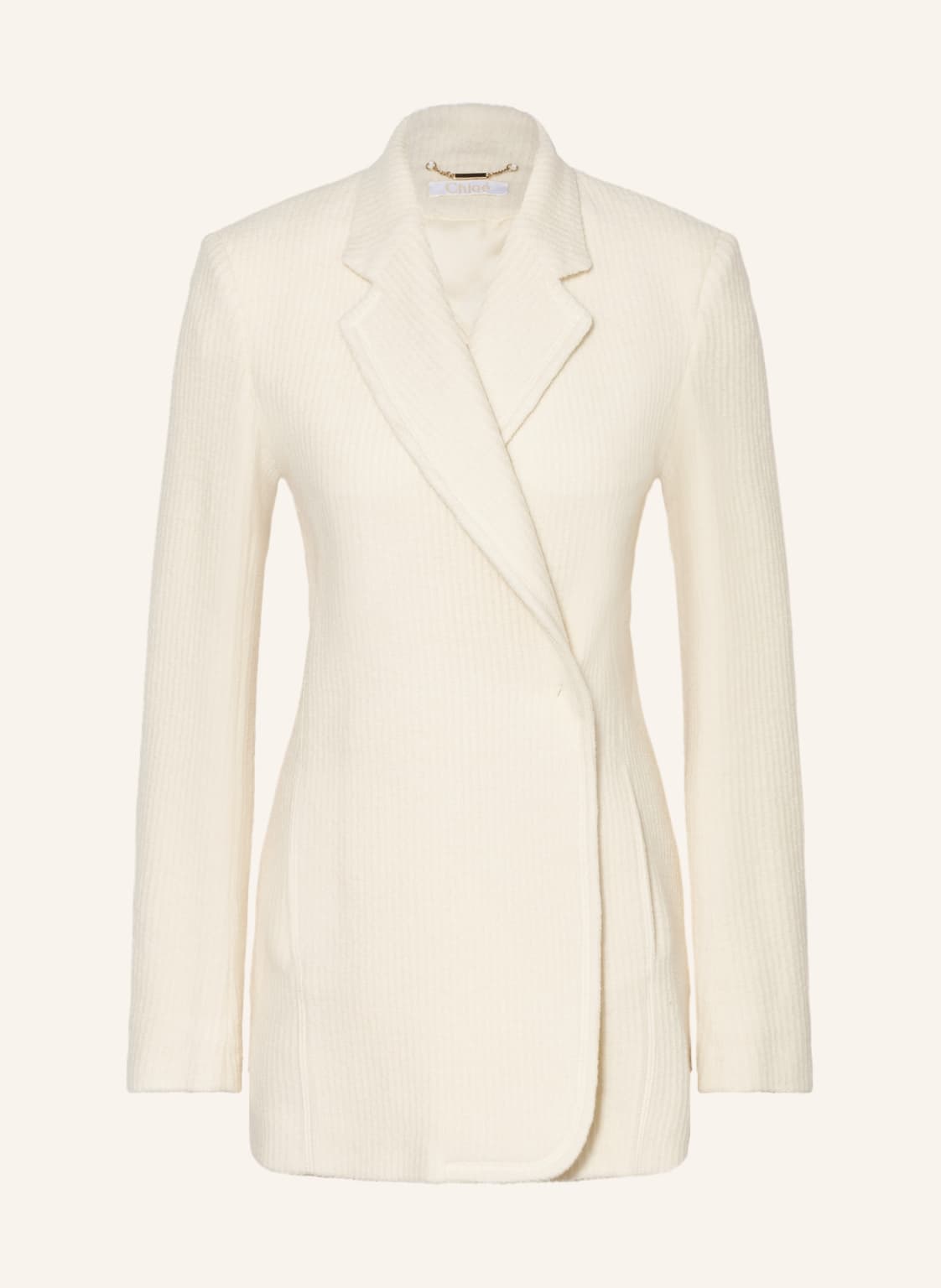 Chloé Strickblazer weiss von Chloé