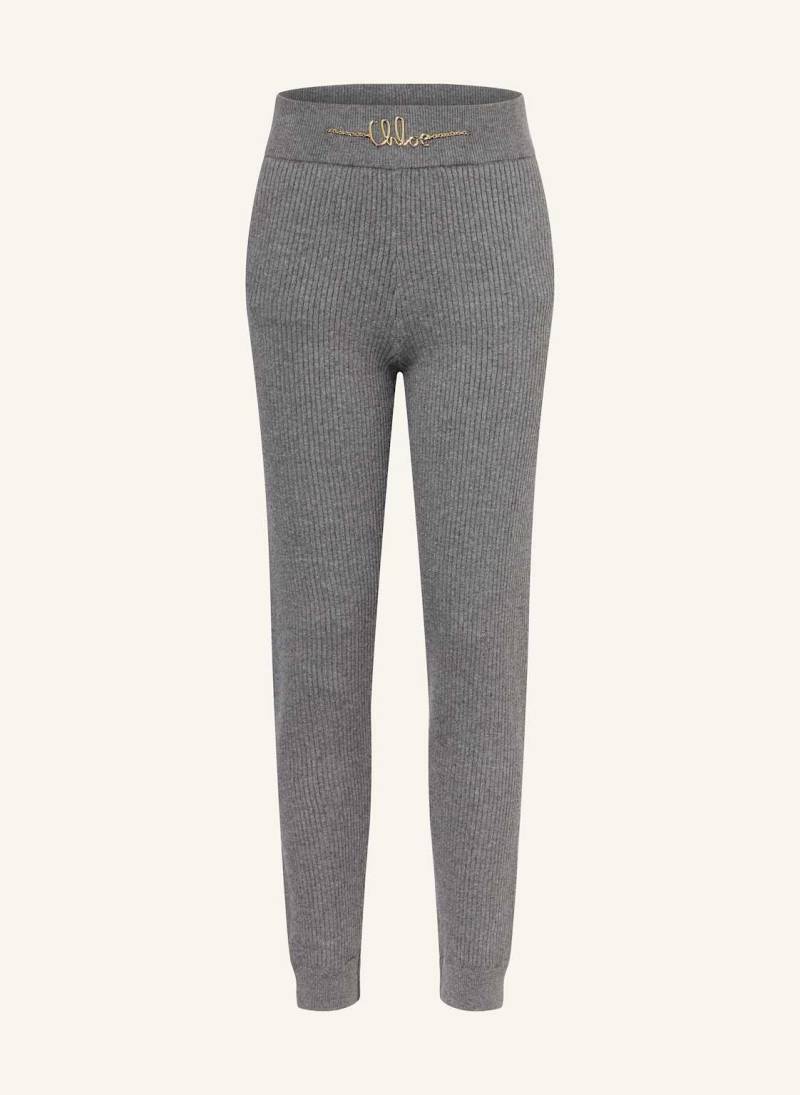 Chloé Strickhose grau von Chloé