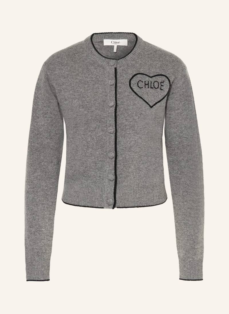 Chloé Strickjacke grau von Chloé