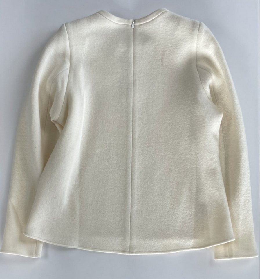 Chloé Strickpullover Chloé Women's Iconic Crewneck Washed Wool Jersey Zip Pullover Pulli Sw von Chloé
