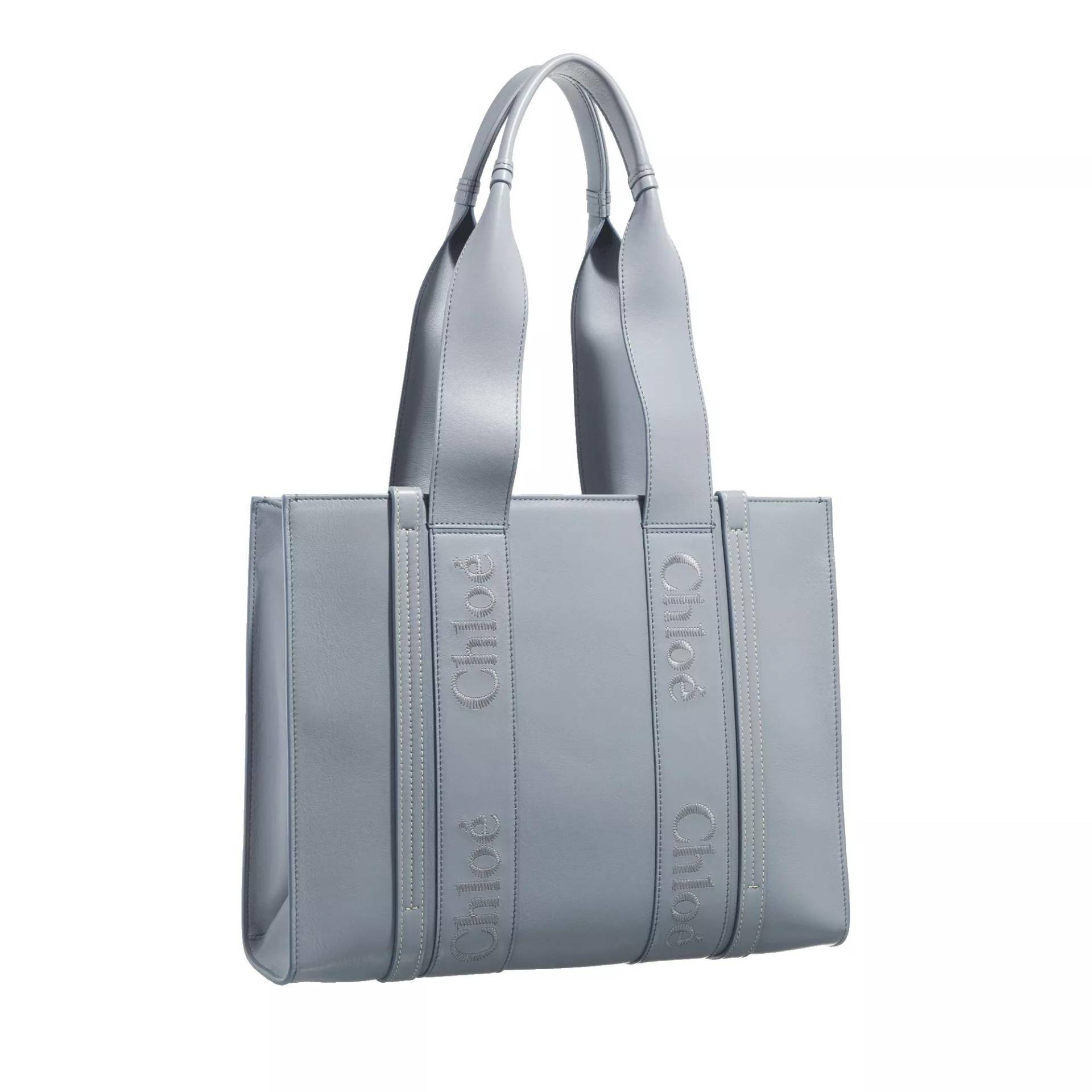 Chloé Tote - Small Woody Handbag - Gr. unisize - in Blau - für Damen von Chloé