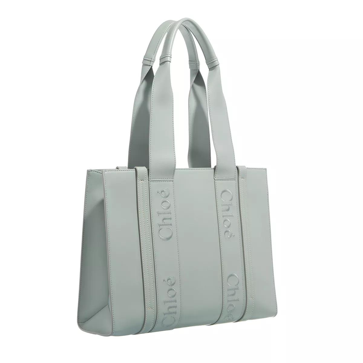 Chloé Tote - Small Woody Handbag - Gr. unisize - in Grün - für Damen von Chloé