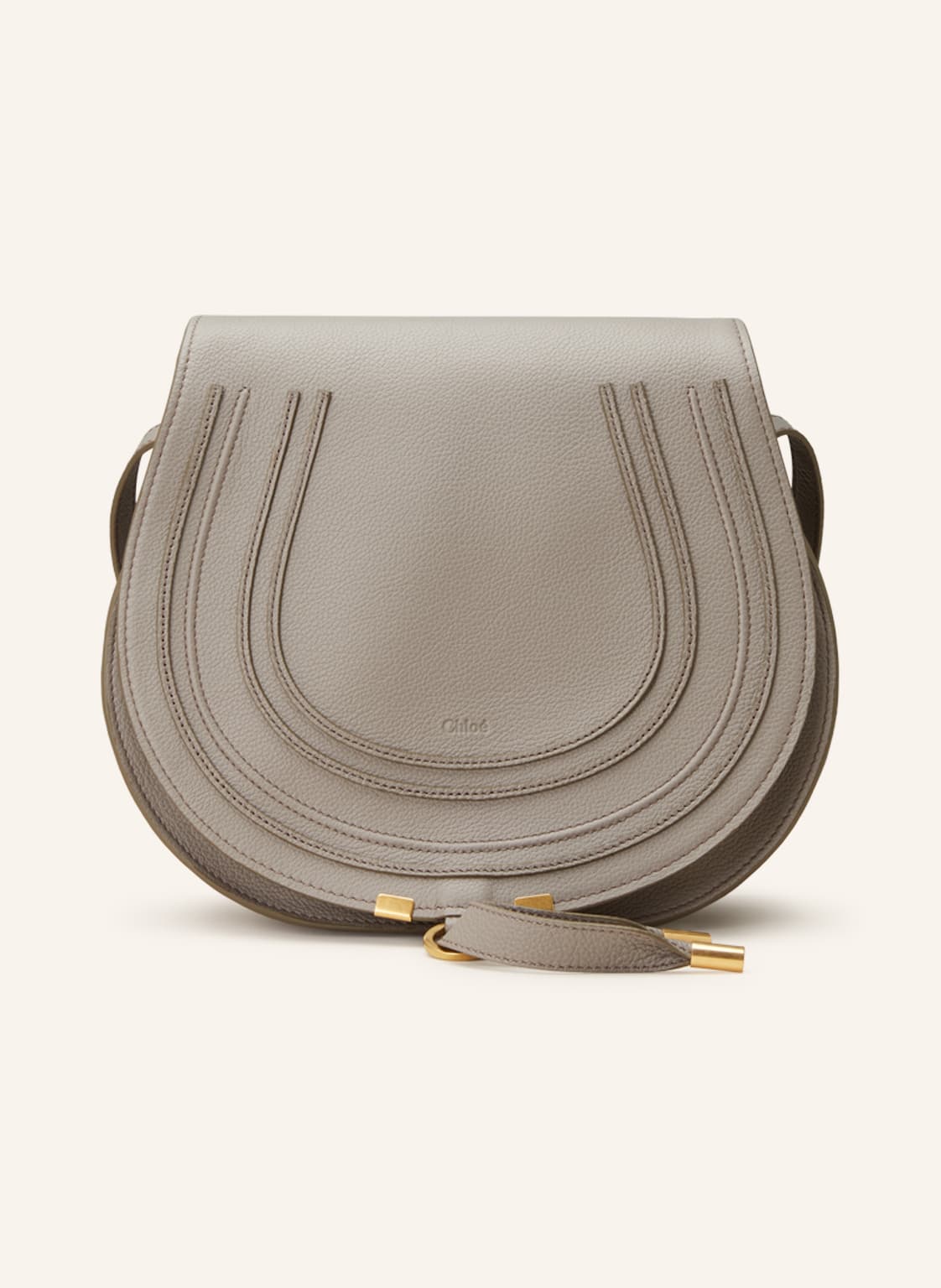 Chloé Umhängetasche Marcie Medium grau von Chloé