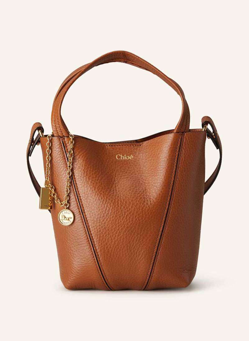 Chloé Umhängetasche Spin braun von Chloé