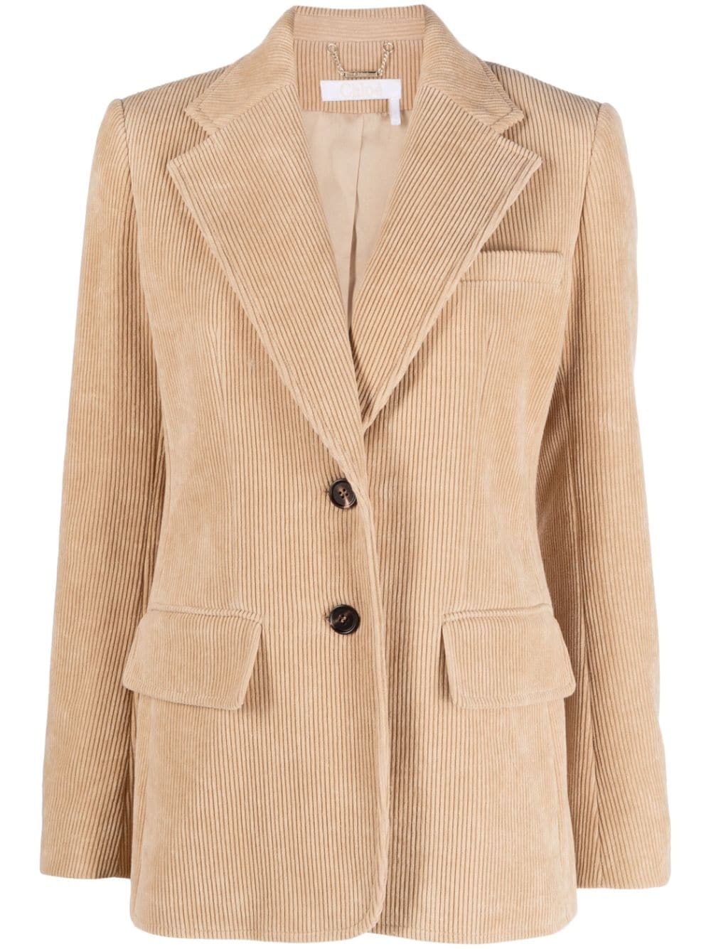 Chloé Blazer aus Cord - Nude von Chloé