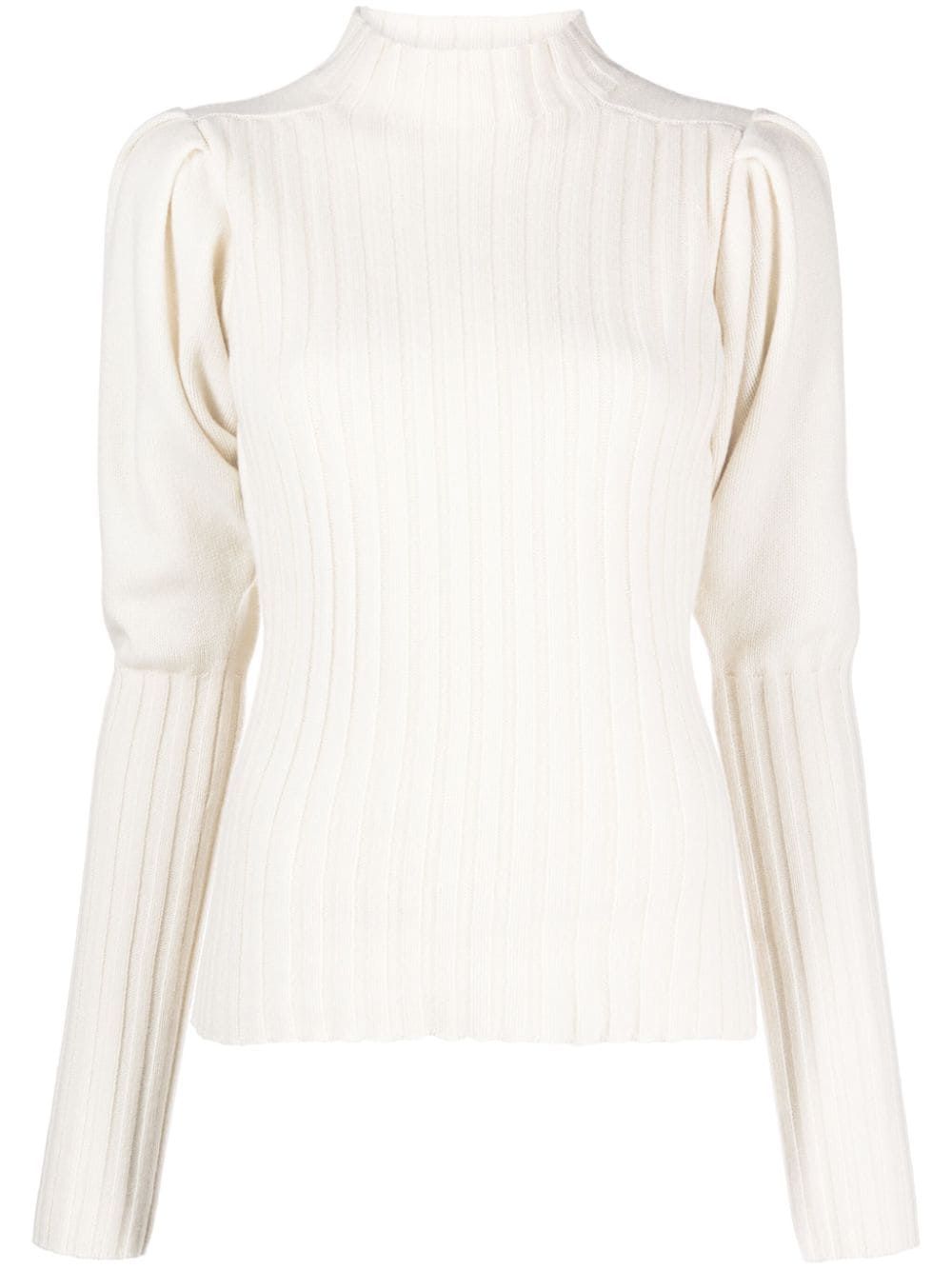 Chloé Gerippter Kaschmirpullover - Nude von Chloé