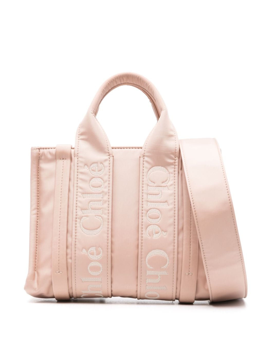 Chloé Kleine Woody Handtasche - Rosa von Chloé