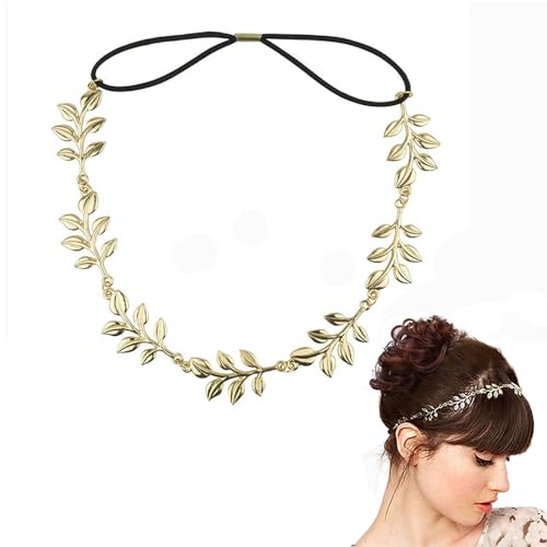 Gold Leaf Headband Fashion Leaves Hairband Boho Elastische Kopfschmuck für Frauen und Mädchen Täglich Party Festival Hochzeit Gast Haarschmuck Gold Leaf Headband Fashion Leaves Hairband Boho Elastische Kopfschmuck für Frauen und Mädchen Täglich Party Festival Hochzeit Gast Haarschmuck von Chlotmio