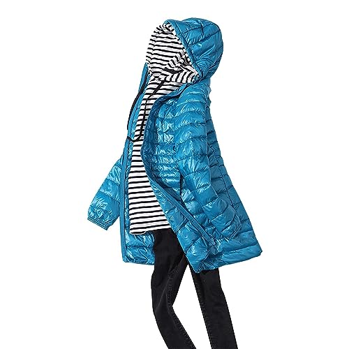 Chnnamzu Damen Daunenmantel Lang Leicht Daunenjacke Damen Winter Warm Puffer Jacke Parka Mantel Leicht Steppjacke Lang Daunenjacke Im Beutel von Chnnamzu