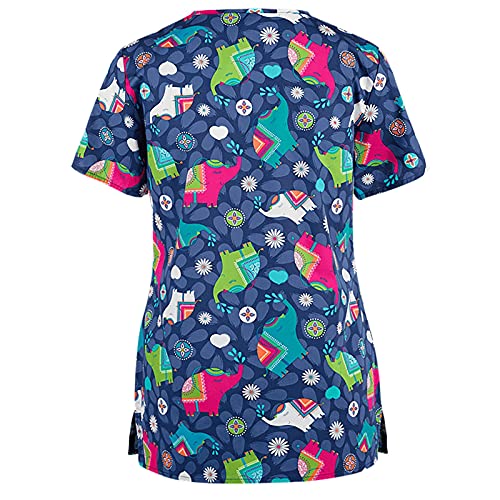 Chnnamzu Kasacks Damen Pflege Berufsbekleidung Pflege Arbeitskleidung Damen Schlupfkasack Damen Bunt Kasacks Damen Pflege Mit Motiv von Chnnamzu