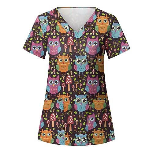 Chnnamzu Pflege Kasack Damen Berufsbekleidung Damen Kittel Arbeitskleidung Damen Schlupfkasack Damen Pflege Kasacks Damen Pflege Mit Motiv von Chnnamzu