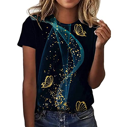 Katzen Shirt Damen Mädchen T-Shirt 3D Katze Aufdruck Kurzarm Rundhals Sweatshirt Lose Beiläufig Tops Oberteil Bluse Sommer Frühling Streetwear Katzen Shirt Damen Mädchen T-Shirt 3D Katze Aufdruck Kurzarm Rundhals Sweatshirt Lose Beiläufig Tops Oberteil Bluse Sommer Frühling Streetwear von Chnnamzu