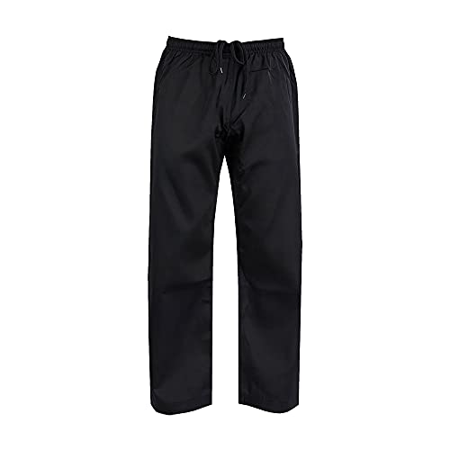 ChoCho Karate-Hose für Erwachsene und Kinder, Kampfsport-Hose, Studenten, elastische Taille, Karate-Hose, Schwarz, 7 ChoCho Karate-Hose für Erwachsene und Kinder, Kampfsport-Hose, Studenten, elastische Taille, Karate-Hose, Schwarz, 7 von ChoCho Track