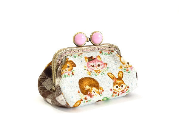 Märchenhafte Tic Tiere Metallrahmen Geldbörse, Kiss Lock Geldbörse von ChochoFlower