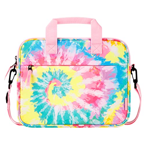 Choco Mocha 12.5 Zoll Kinder Tablet Tasche, Tablet Tasche Hülle für Fire HD 10 8, Fire 10 8 iPad, Kids Tablet Bag, Tie-Dye-Regenbogen von Choco Mocha